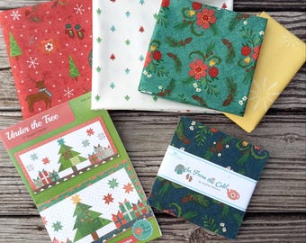 Table Runner Kit for "Under the Tree" Runner by Heather Peterson of Anka's Treasures for Riley Blake Designs; Includes Paper Pattern