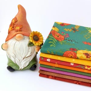 Fall Vibes Fat Quarter Bundle of 8 pieces, approx. 18&quot; x 21&quot; each
