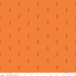 Create Fly Right - Orange - by Kristy Lea for Riley Blake Designs, Rainbow Quilting Cotton by Quiet Play, Fabric By-The-Yard