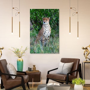 Leopard wall decor prints, Leopard print canvas, Leopard decor for wall, Leopard picture print, Leopard photo print, Wild animals wall art