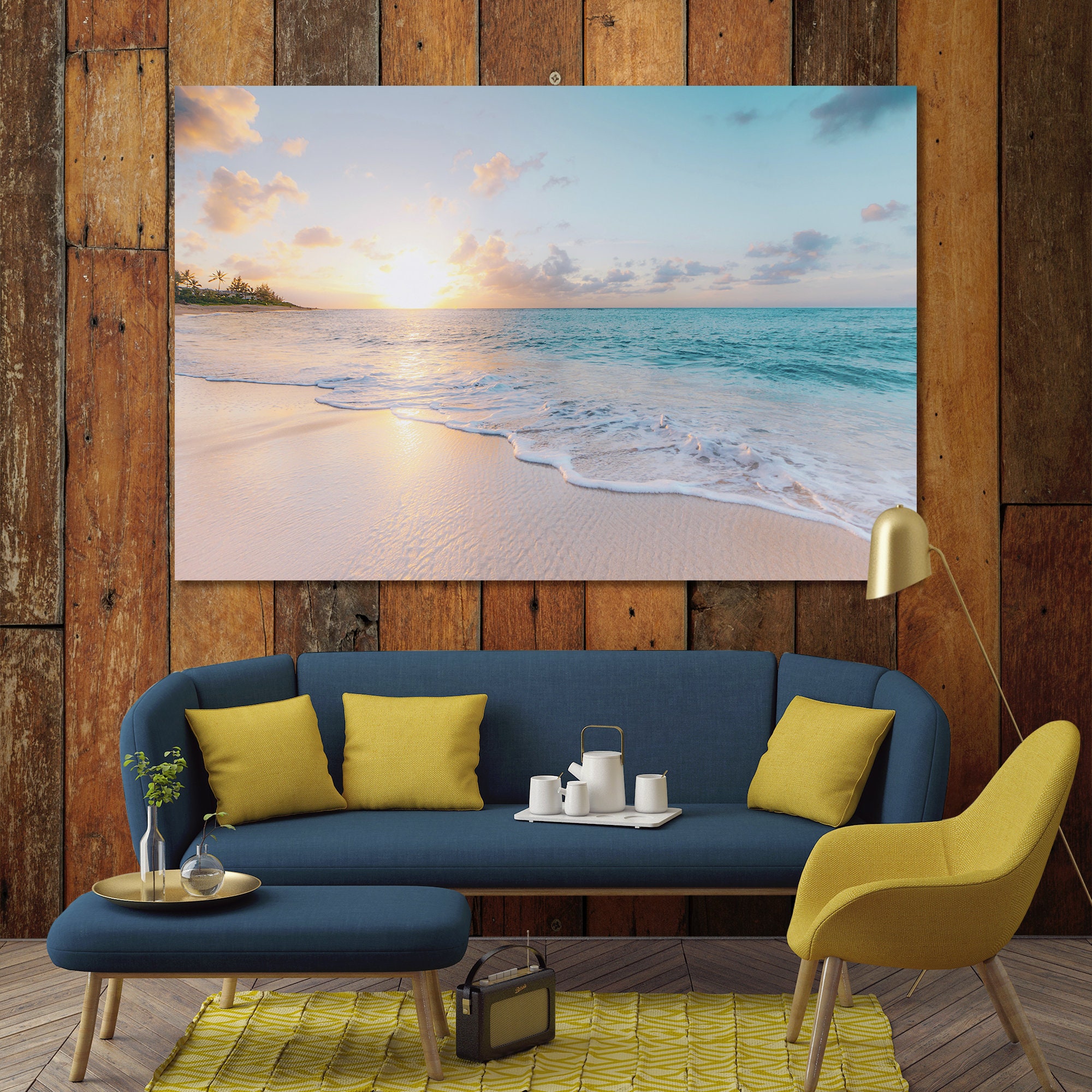 Beach Wall Art Beach Wall Decor Beach Canvas Beach Print Beach Etsy