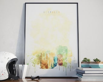 SKYLINE PRINT vertical