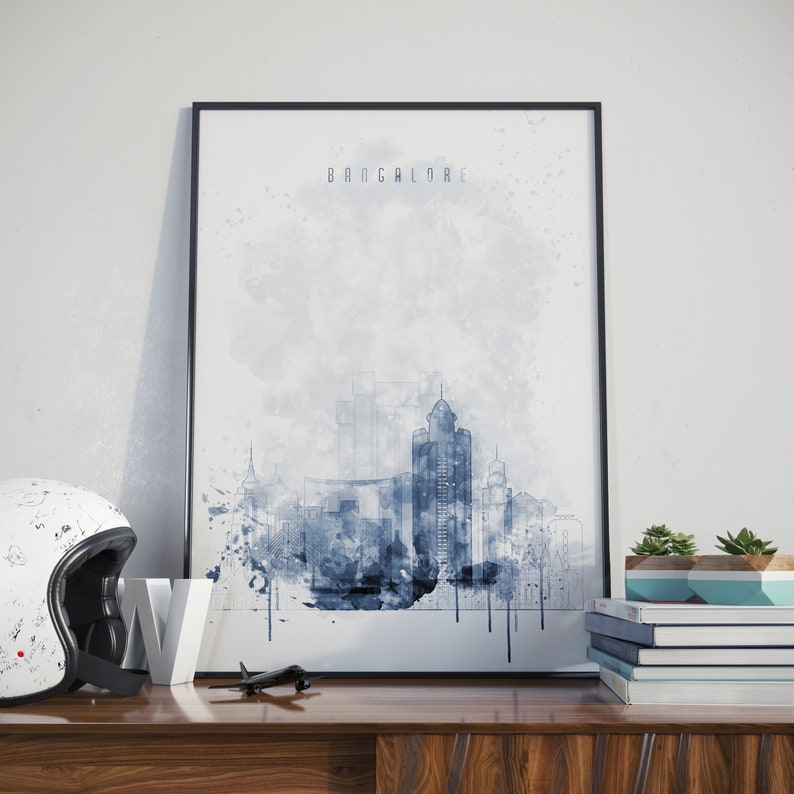bangalore india watercolor bangalore art bangalore wall decor bangalore wall art bangalore home decor bangalore photo bangalore print