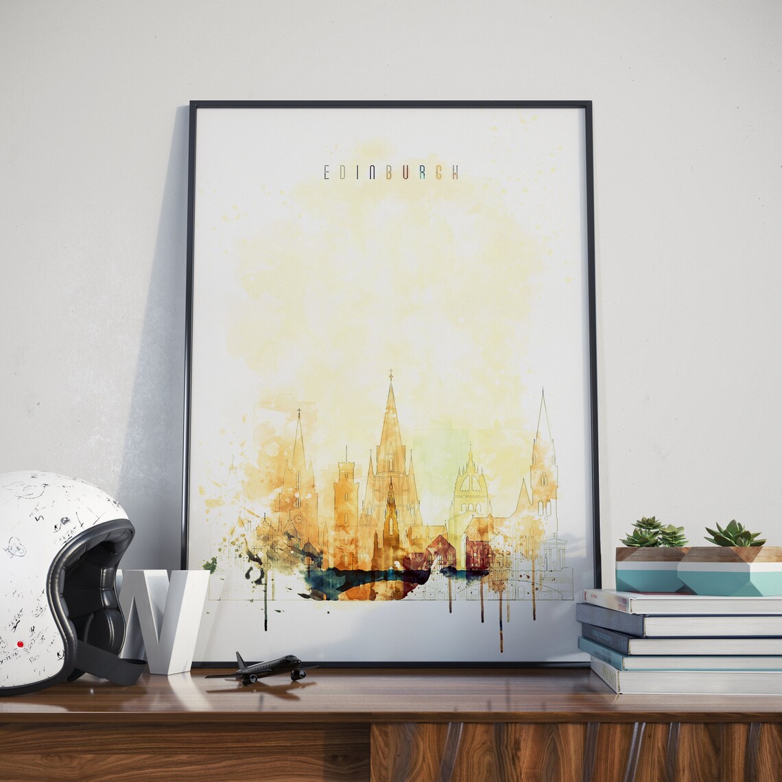Edinburgh Scotland Edinburgh Wall Decor Edinburgh Wall Art Etsy