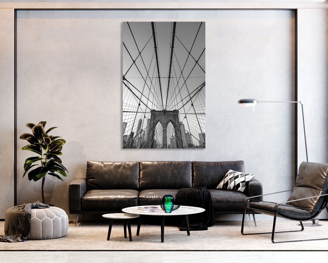 Brooklyn Bridge Home Wall Decor New York City Wall Art - Etsy