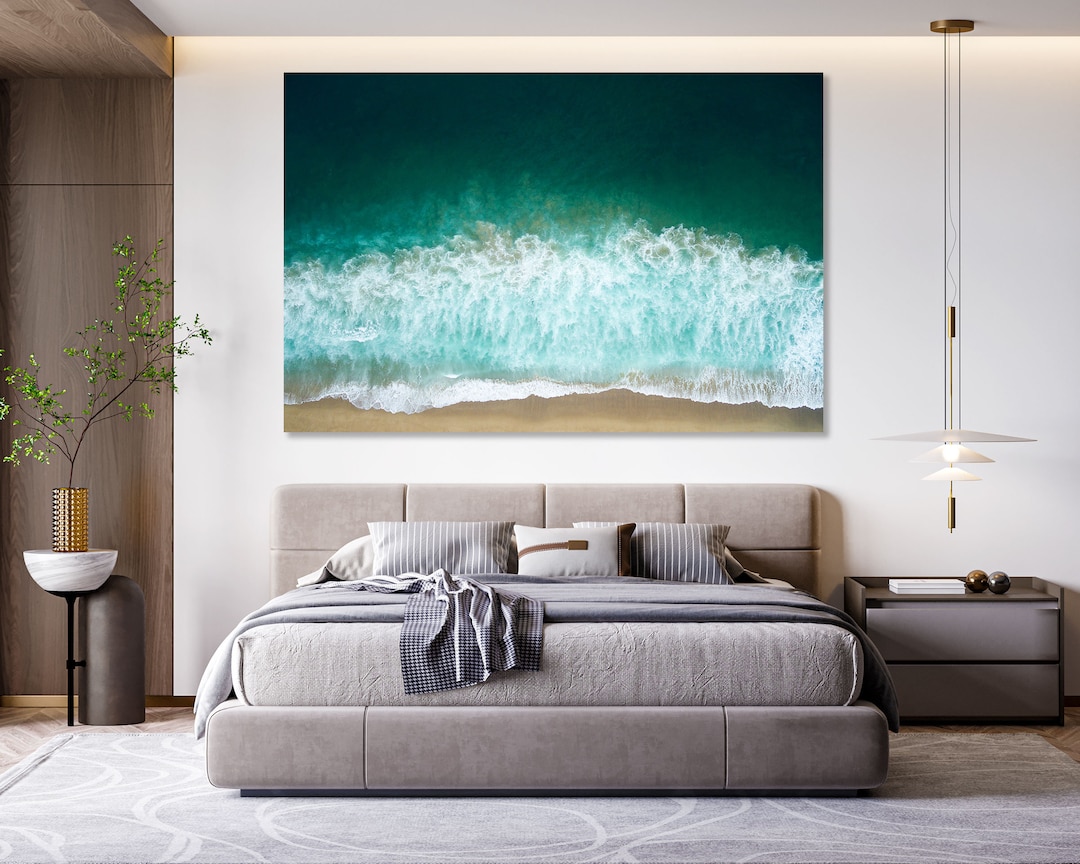 Beach Decor for Living Room, Nautical Art for Wall, Beach Design Decor