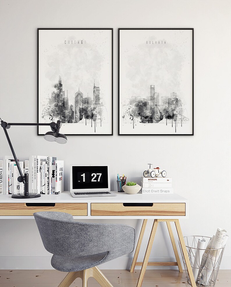 Kolkata Watercolor Print Kolkata Painting Art Kolkata Poster Etsy