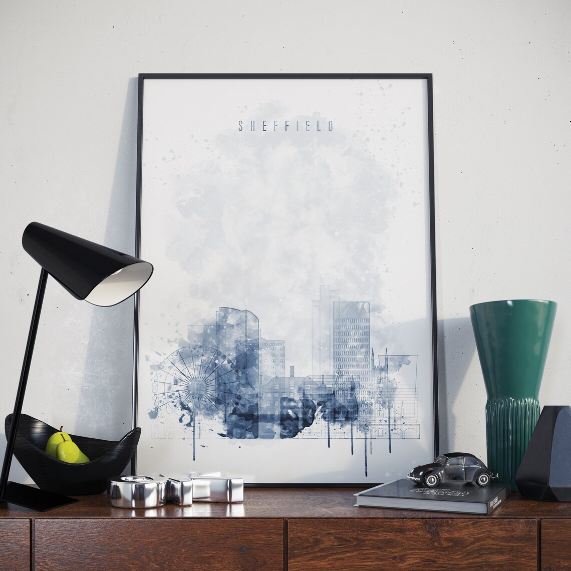 Sheffield England Sheffield Wall Decor Sheffield Wall Art Etsy