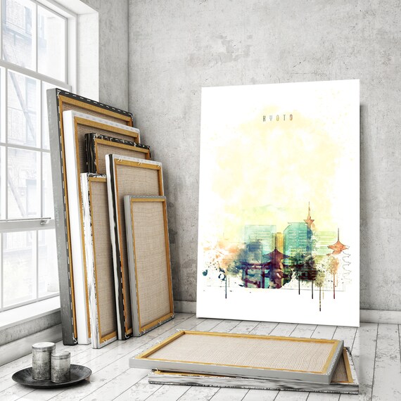 絵画 KYOTO Artirt High-quality REAL SILVER Kyoto, Japan – Amber
