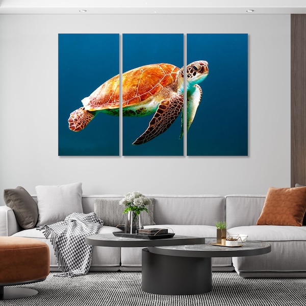 Sea Turtle Painting - Etsy
