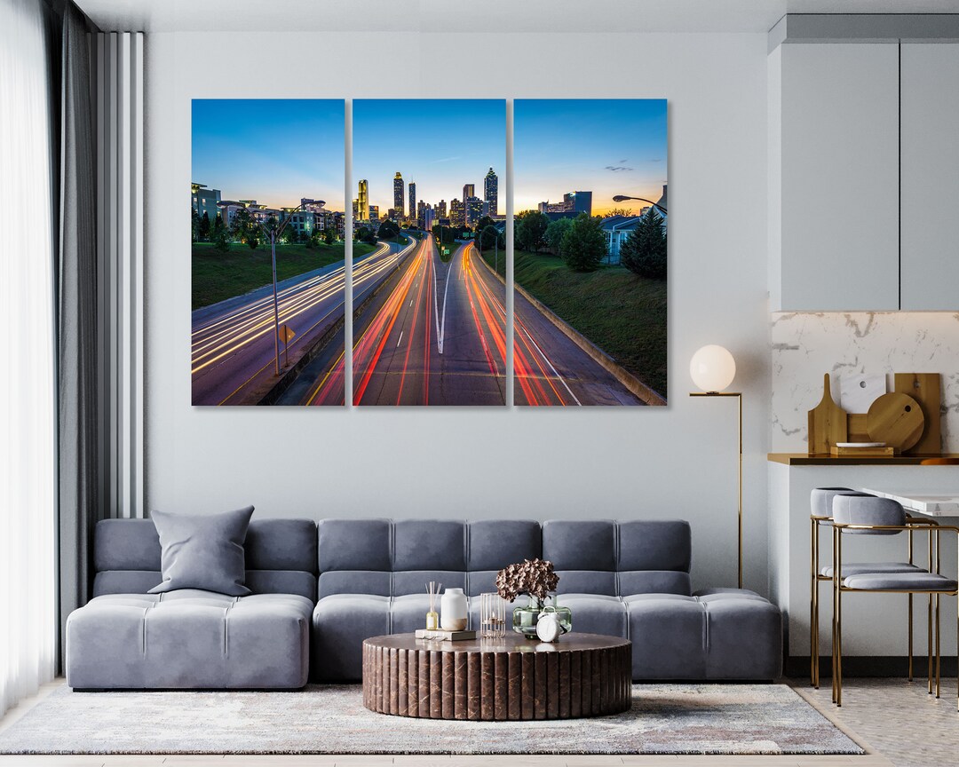 Atlanta Skyline Print, Atlanta Wall Art, Atlanta Cityscape Print