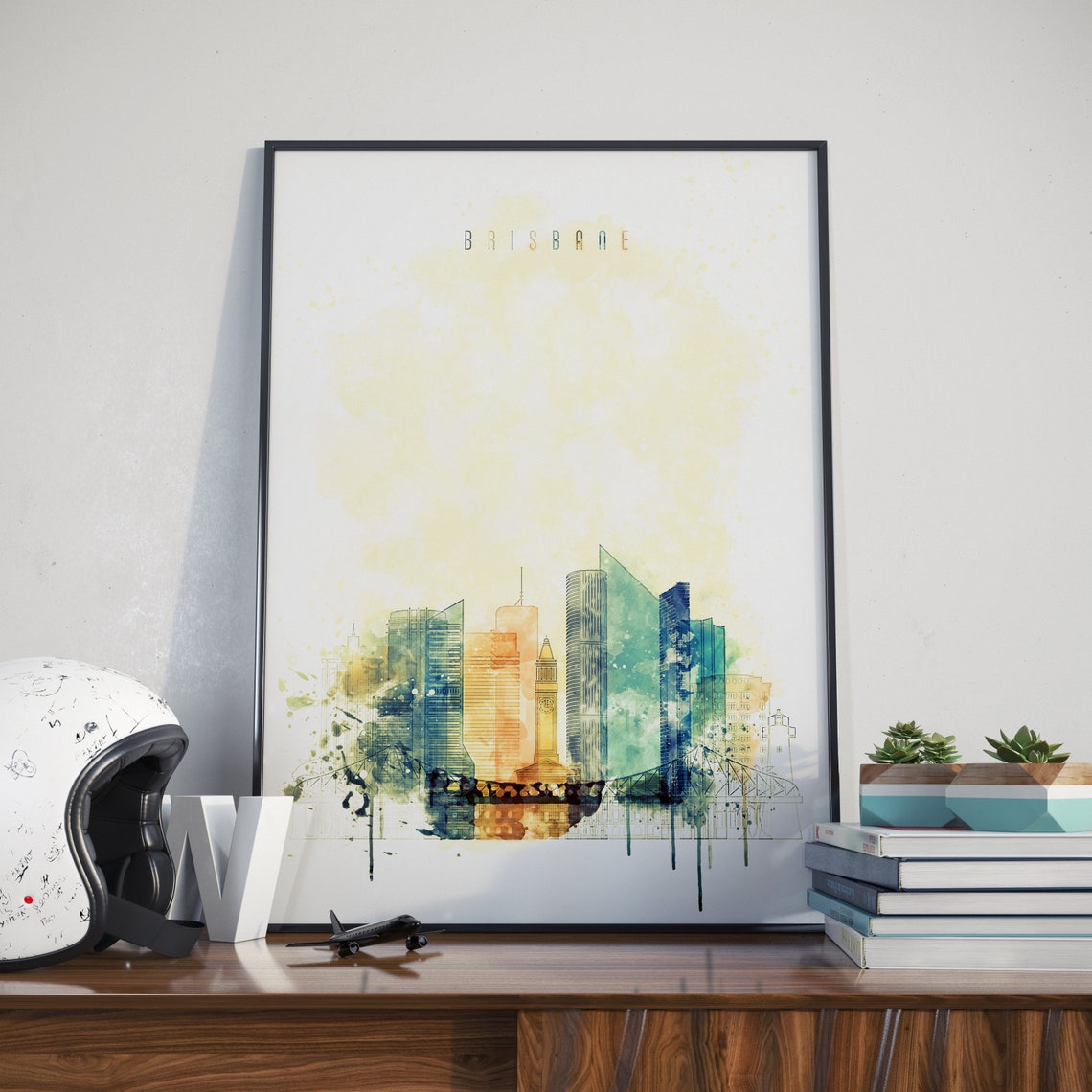 Brisbane wall decor brisbane wall art brisbane home decor Etsy