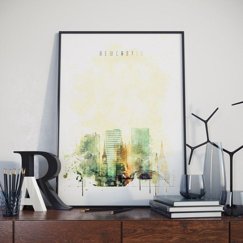 Newcastle Wall Decor Newcastle Wall Art Newcastle Home Decor Etsy