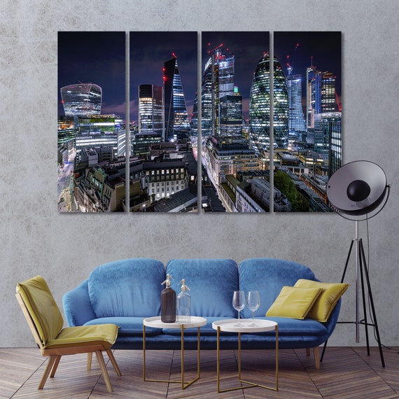 London Wall Art London Wall Decor London Canvas London Print Etsy
