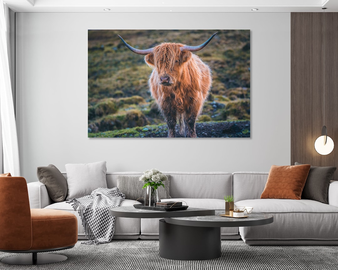 Cougar Aquarell Kunstdruck 20,3x25,4cm - Abstrakte Tier Wandkunst - Wildtier Poster Für Wohnzimmer Dekor