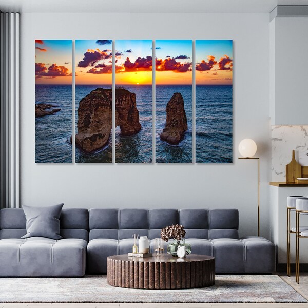 Beach Canvas Art Etsy