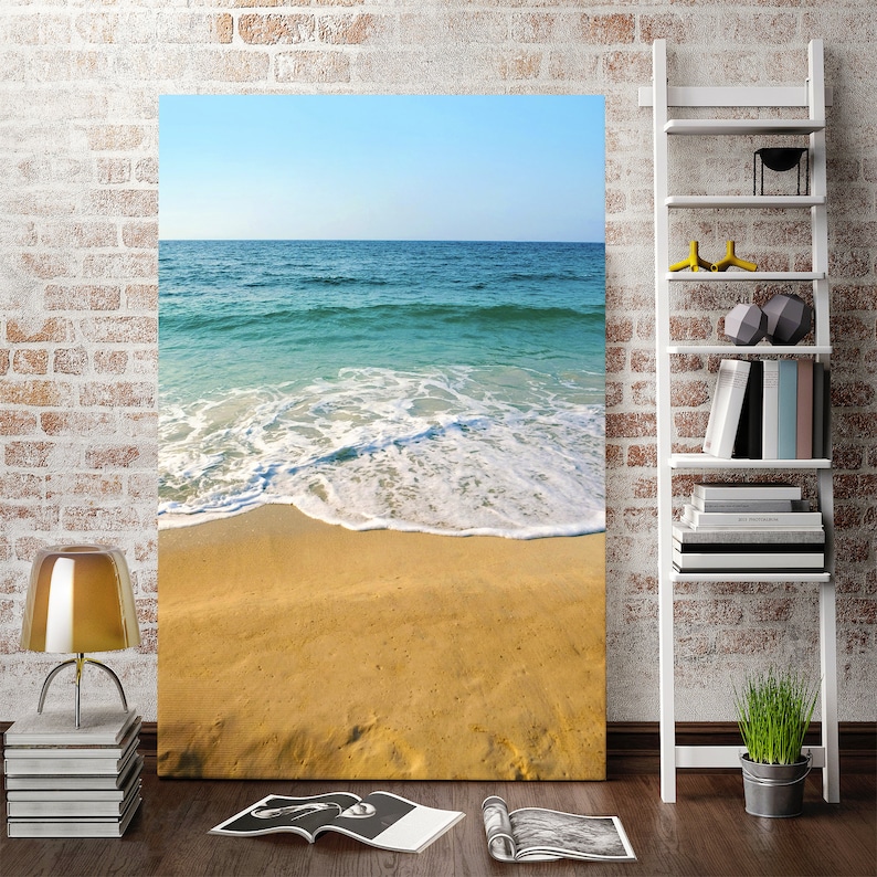 Sea Beach bathroom wall art decor Etsy