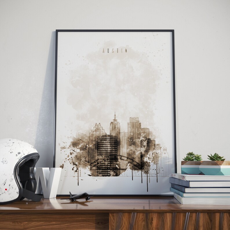 Austin art austin wall art austin wall decor austin home decor Etsy