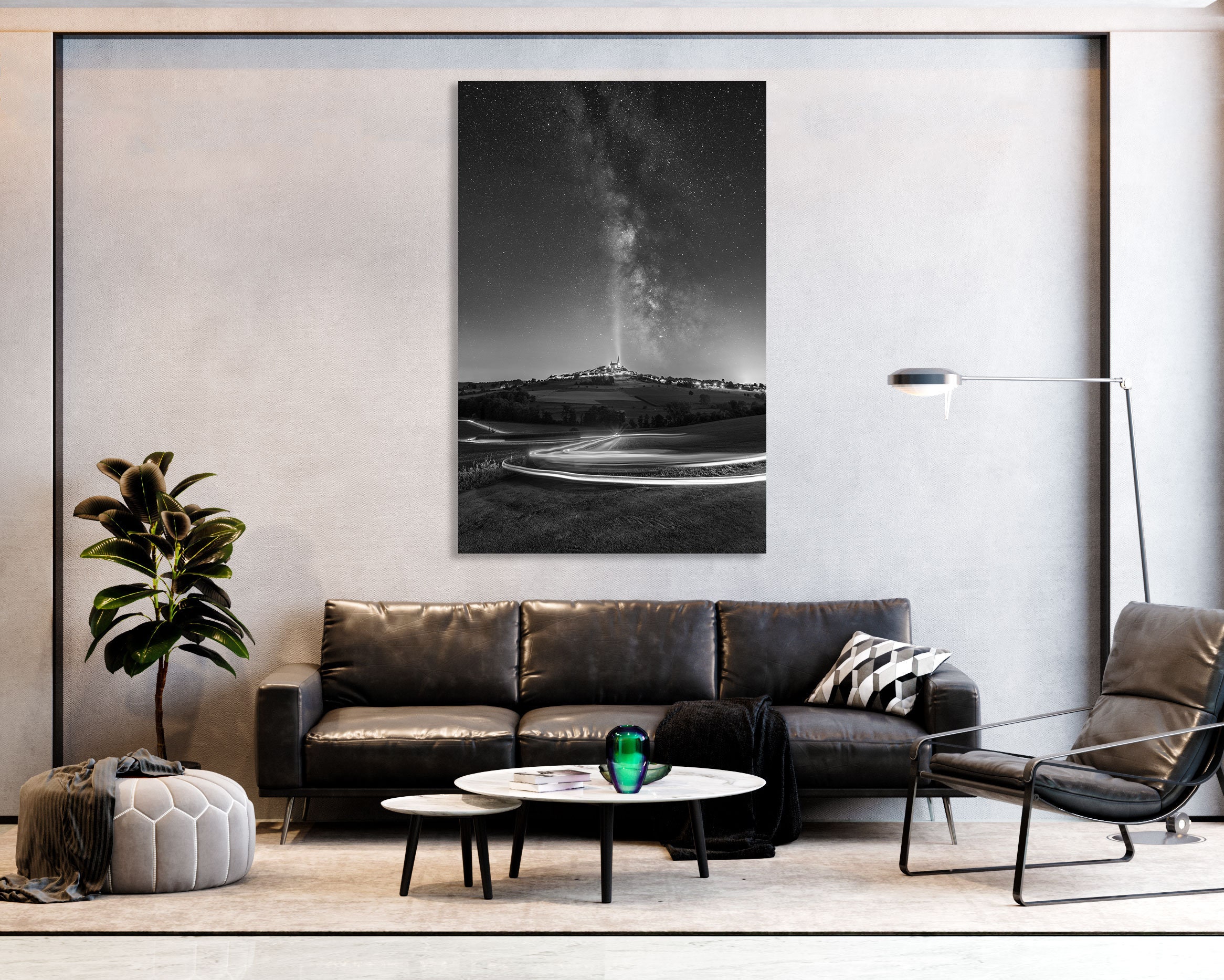 Milky Way Canvas Wall Art, Celestial Decor, Night Sky Print - Etsy