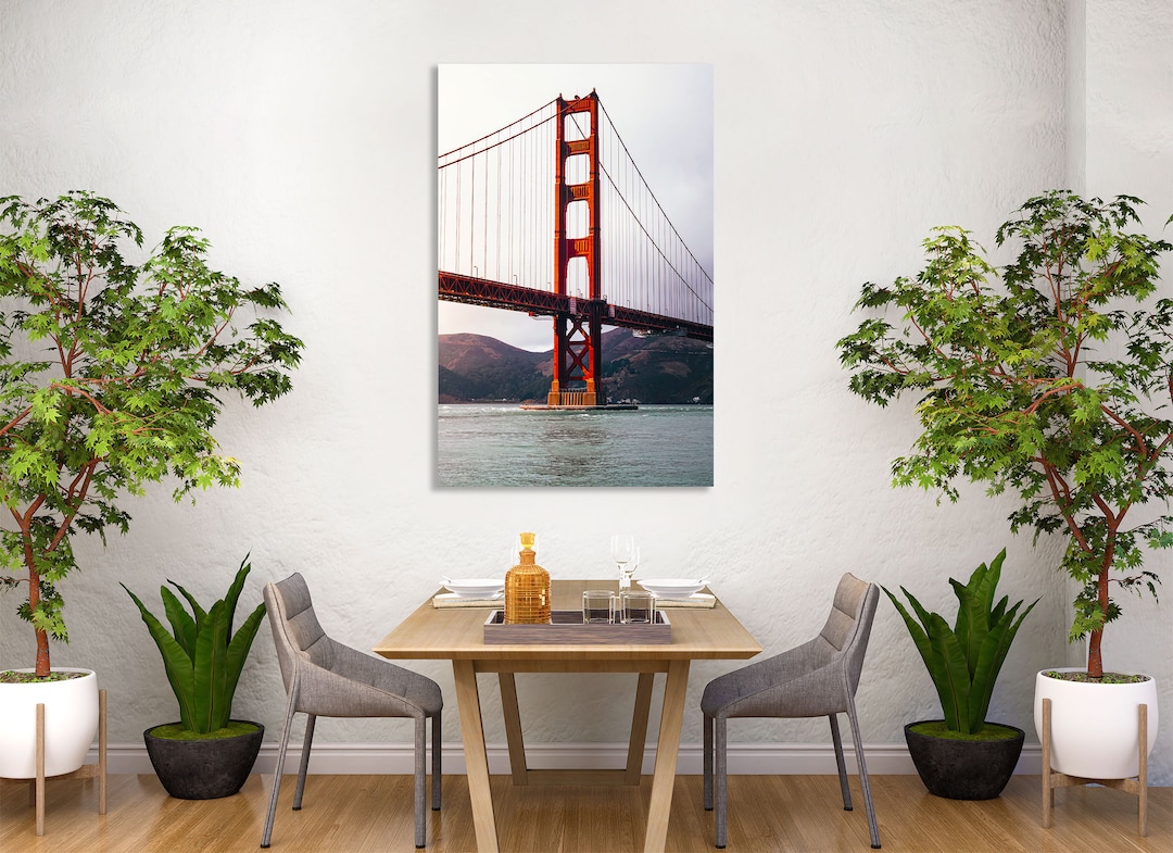 Golden Gate Large Artwork for Walls San Francisco Decoration Etsy UK
