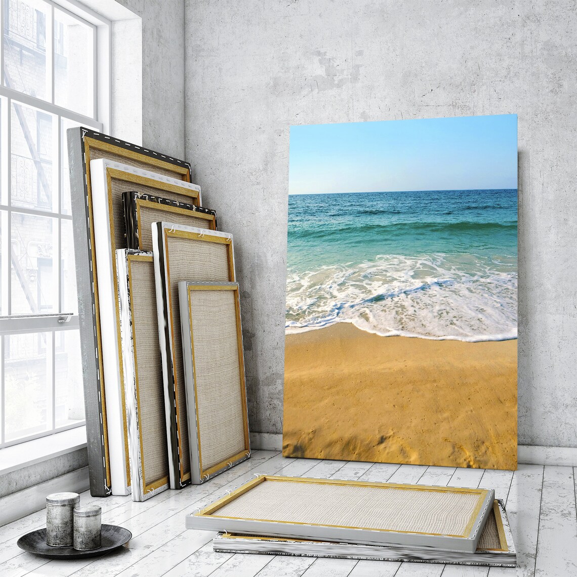 Sea Beach Bathroom Wall Art Decor Etsy