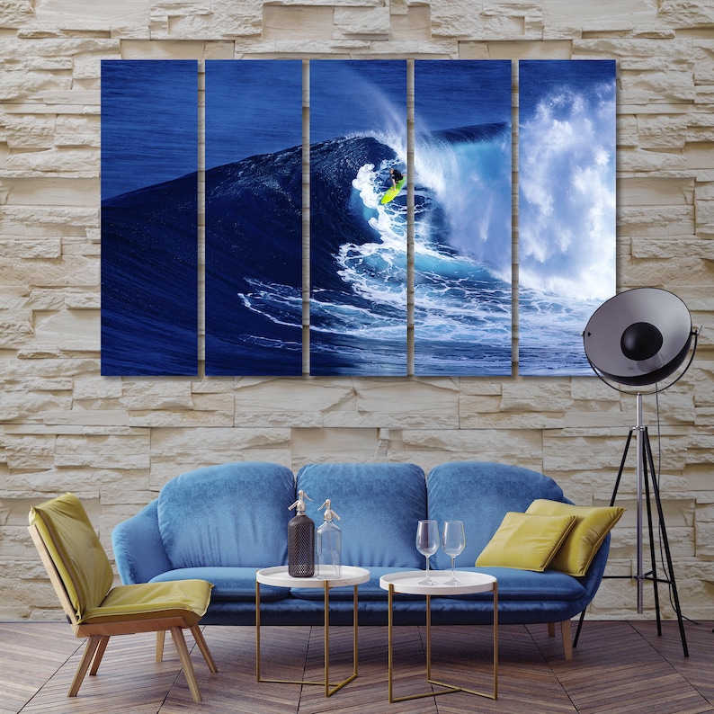Surf Art Surfboard Wall Art Surf Print Wave Poster Surf Board Etsy
