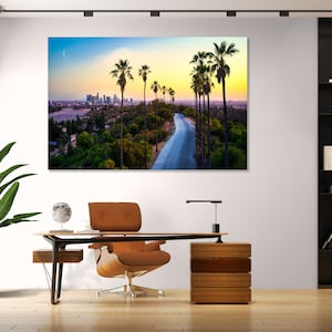 Los Angeles large wall art, Los Angeles canvas wall art, Los Angeles art print, Los Angeles wall decor, Los Angeles home and office decor