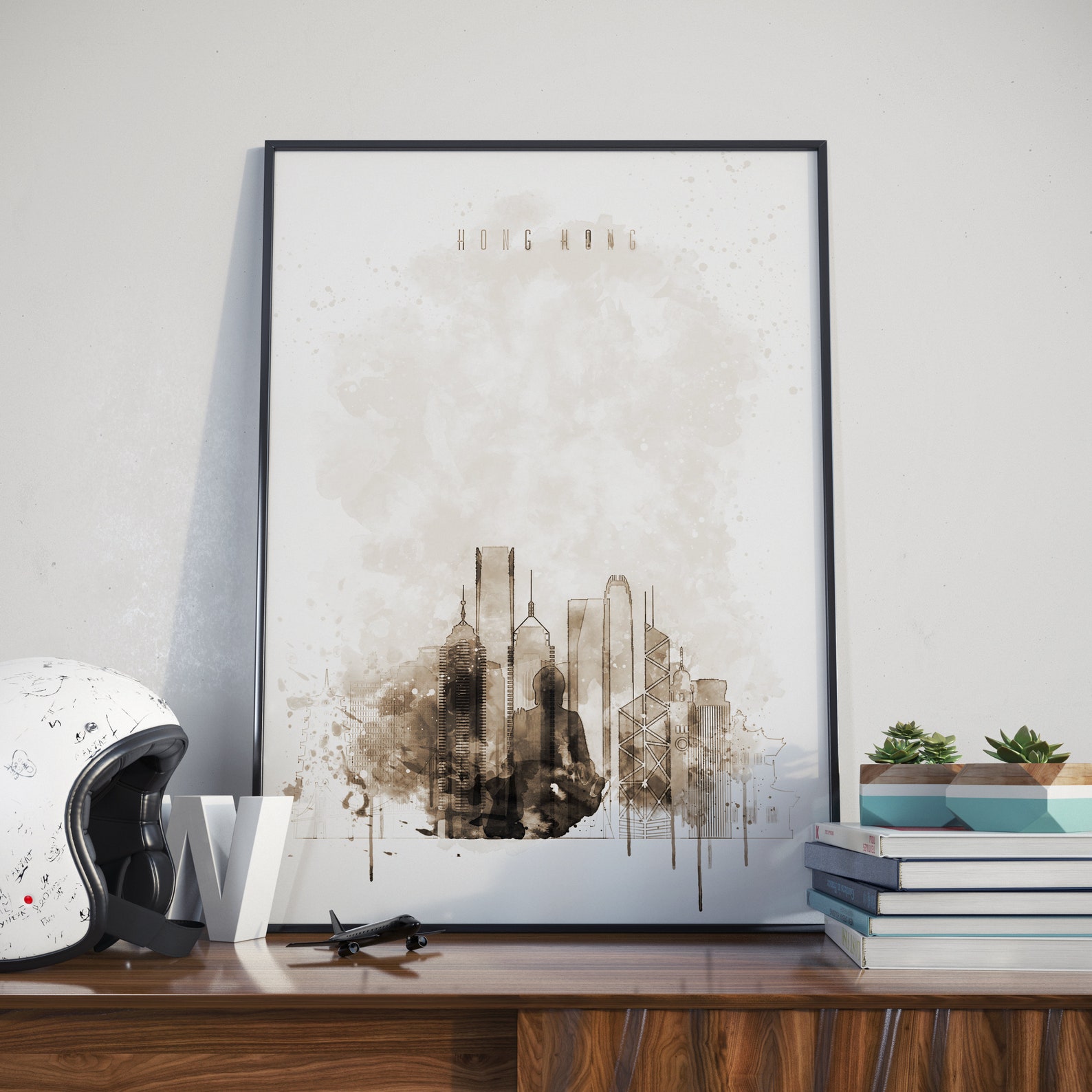 Hong Kong Art Hong Kong Wall Art Hong Kong Wall Decor Hong Etsy