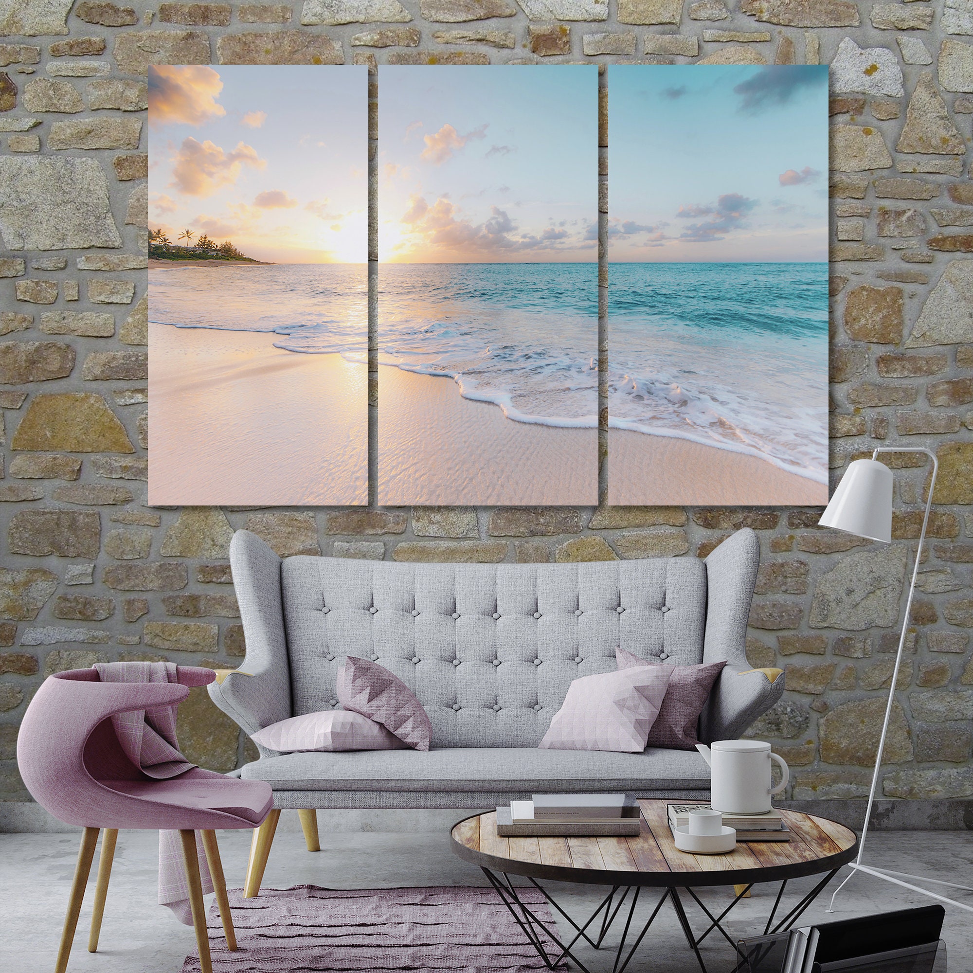 Beach Wall Art Beach Wall Decor Beach Canvas Beach Print Beach | Etsy