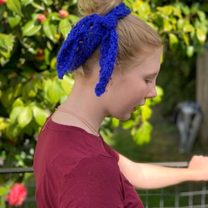 CROCHET PATTERN, Crochet Hair Tie Pattern, Crochet Headband Pattern, Crochet Hair Accessory Pattern, Crochet Scrunchie Pattern