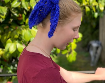 Lattice Crochet Hair Tie Pattern, Beginner DIY (PDF Pattern)