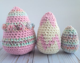 Crochet Egg Pattern, Crochet Easter Eggs, Crochet Easter Pattern, Easter Crochet Pattern, Egg Crochet Pattern, Crochet Easter Decoration