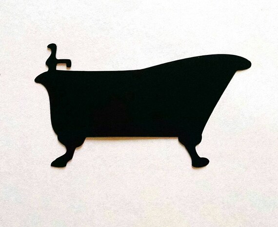 Download Bathtub Cardstock Paper Cut Outs Pioneer Silhouette Card ...