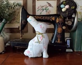 Vintage Quilt Farmhouse Bunny