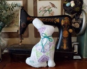 Vintage Quilt Farmhouse Bunny