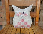Farmhouse Vintage Quilt Owl