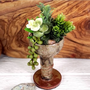 Copper Twig Hand Made Paper Up-Cycled Succulent Terrarium | Rustic Home Decor | Country Home Decor | Shabby Chic Decor | House Warming Gift