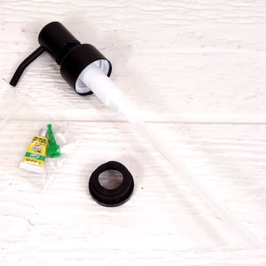 Soap Dispenser Pump Kit with Thread Adapter, Up-cycle Bottles DIY