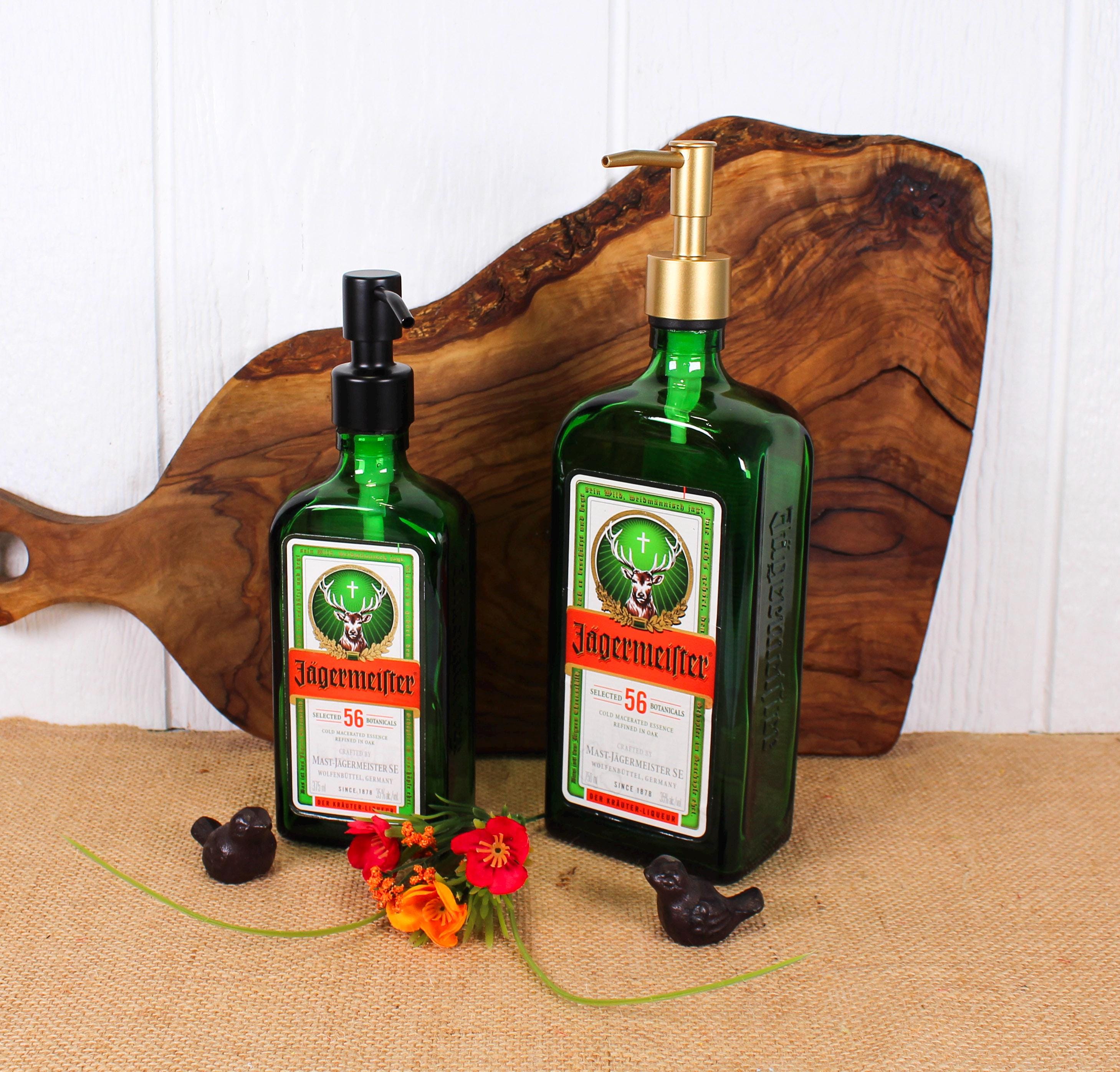 Jagermeister Up-cycled Bottle Hand Soap Dispenser | Birthday Gift