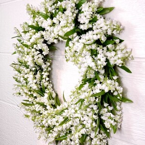 Silk Lily of the Valley Spring Wreath Lily of the Valley Wedding Wreath