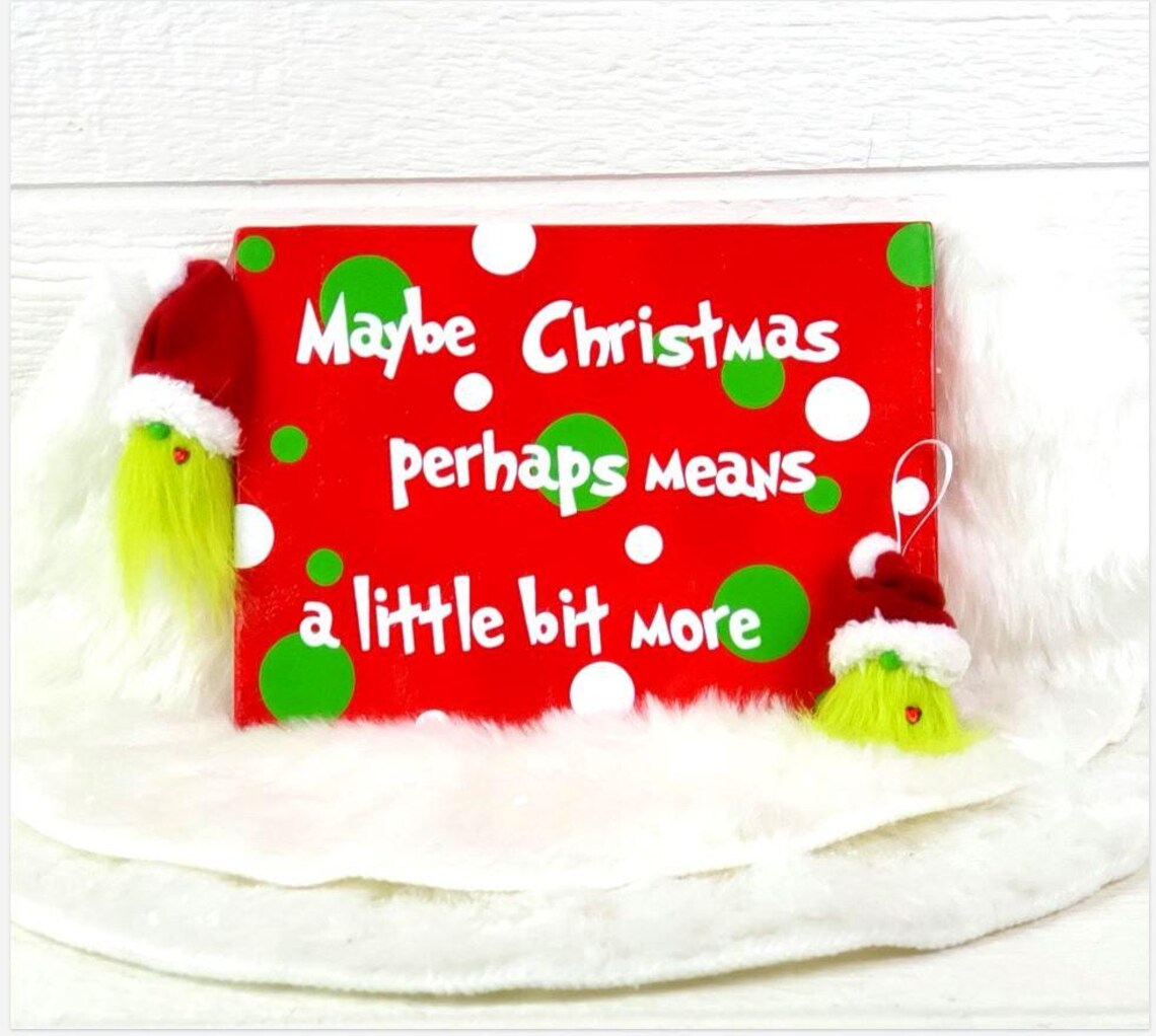 Maybe Perhaps Christmas Means a Little Bit More Upcycled Wood