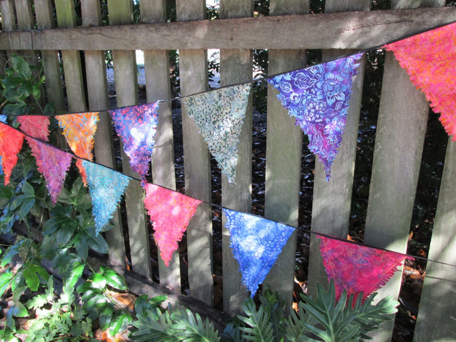 Colourful Boho Batik Bunting Flags Party Bunting Hippy Etsy