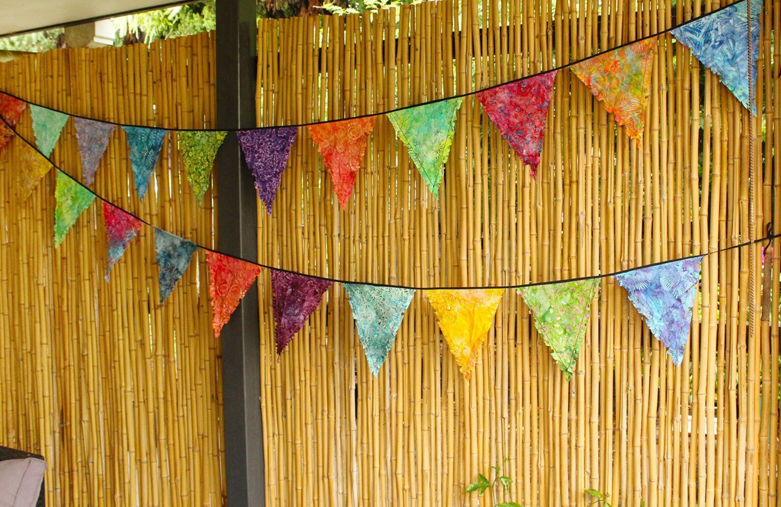 Colourful Boho Batik Bunting Flags Party bunting Hippy Etsy