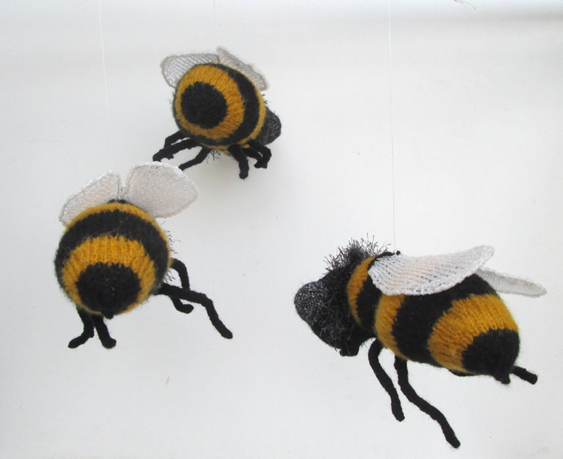Honey Bee Knit Pattern Download Instant Download Bee Knitted Etsy