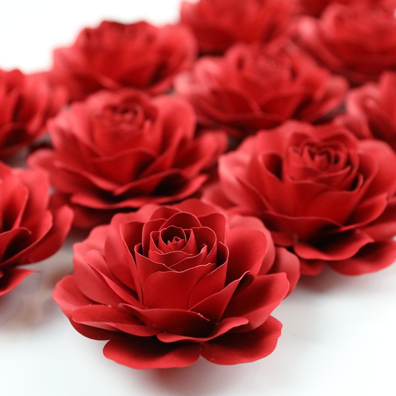 3 and Quot Paper Flowers - Etsy