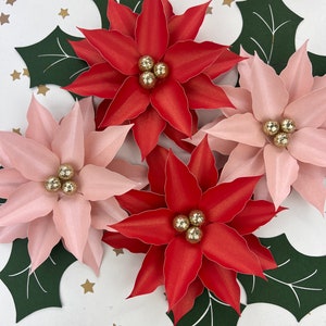 Mini Papier Weihnachtsstern 2 Vorlage PNG SVG DXF | Cricut & Silhouette kompatibel | Handgemachter Weihnachtsschmuck