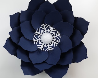 Template #31 Paper Flower PDF SVG DXF Png Silhouette Studio for Cricut Maker  Silhouette Cameo Digital Files Pearl Paper Flowers
