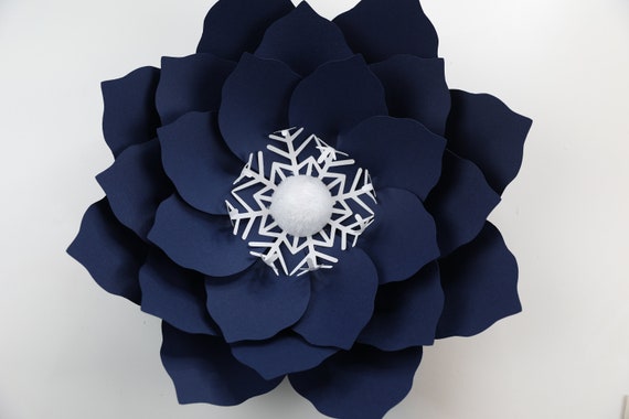 Template #31 Paper Flower PDF SVG DXF Png Silhouette Studio for Cricut Maker  Silhouette Cameo Digital Files Pearl Paper Flowers