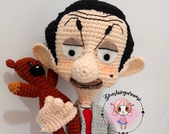 MR BEAN and Teddy PATTERN Amigurumi Etsy UK