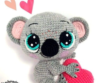 KOALA  CROCHET PATTERN - Amigurumi pattern